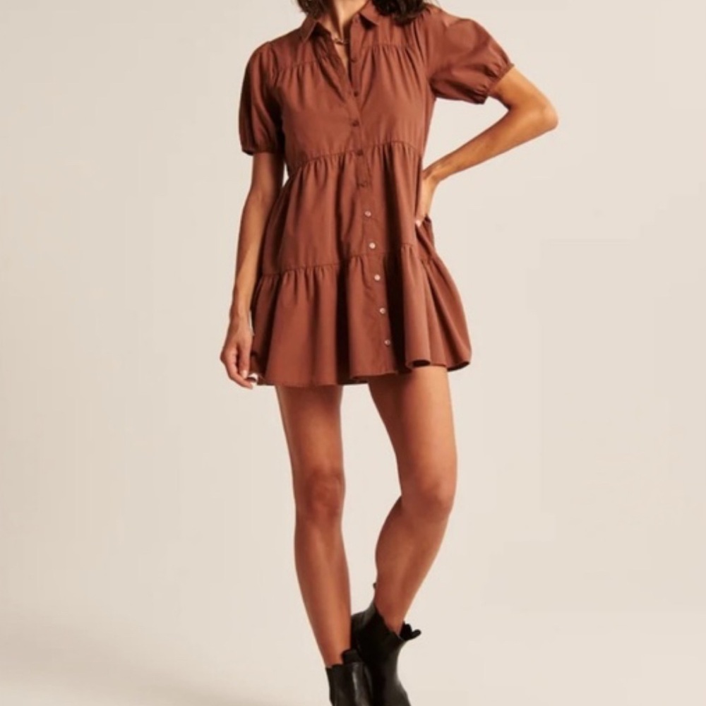 Abercrombie & Fitch Brown Mini Dress